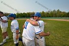 Baseball vs Babson  Wheaton College Baseball players celebrate their victory over Babson to win the NEWMAC Championship for the third year in a row. - (Photo by Keith Nordstrom) : Wheaton, baseball, NEWMAC